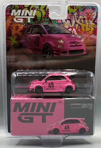 Mini GT LB Works X Abas Works Abarth 595 Pink