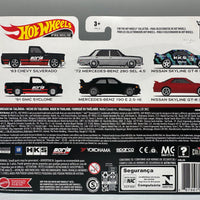 Hot Wheels 2 Pack '72 Mercedes Benz 280 SEL 4.5 & Mercedes Benz 190 E 2.5-16