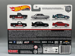 Hot Wheels 2 Pack '72 Mercedes Benz 280 SEL 4.5 & Mercedes Benz 190 E 2.5-16