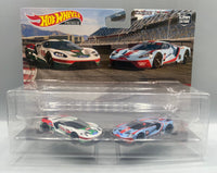 Hot Wheels Car Culture 2 Pack '16 Ford GT Race & '16 Ford GT Race
