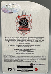 Hot Wheels 24th Annual Collectors Convention VW Volkswagen Drag Bus