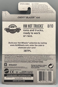 Hot Wheels Chevy Blazer 4X4