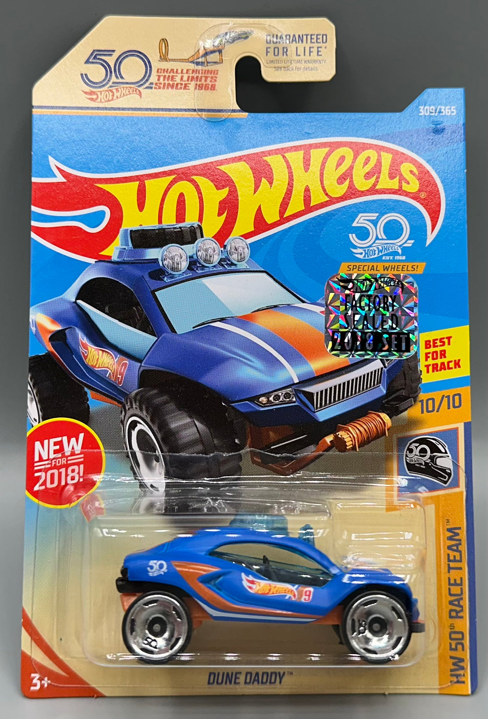 Hot Wheels 50th Race Team Dune Daddy Factory Sealed