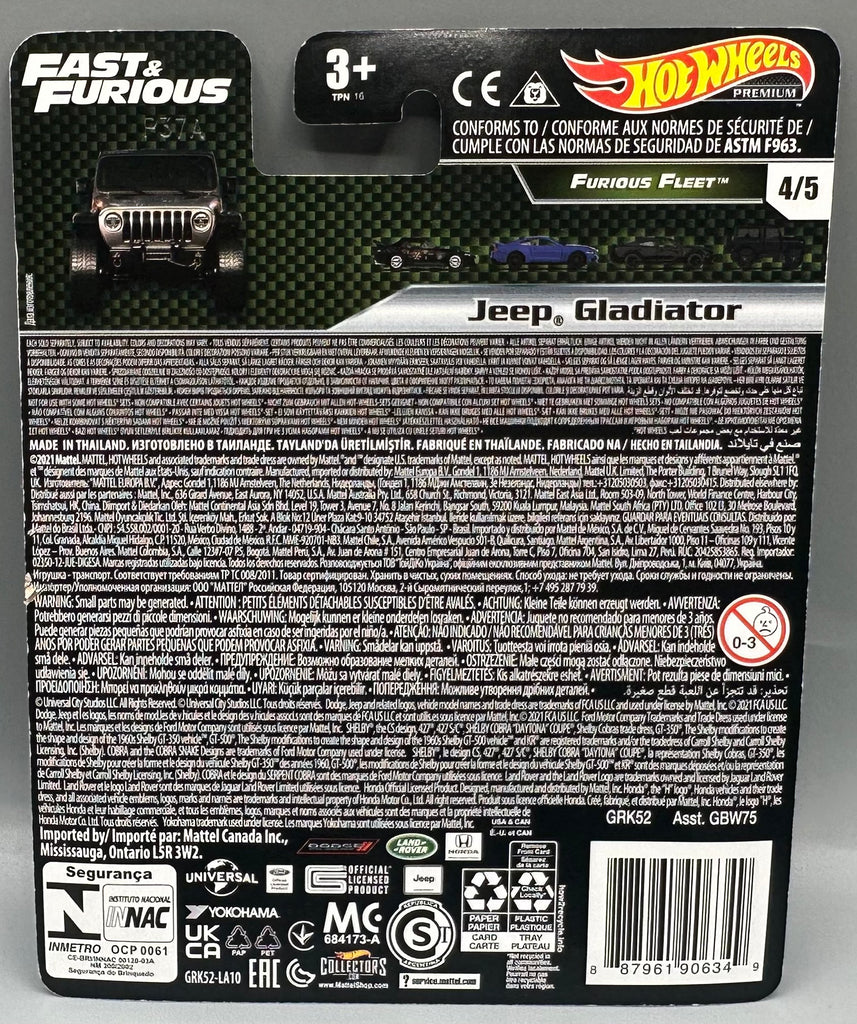 Jeep Gladiator Fast & Furious pour GTA 5 Jeep Gladiator Fast & Furious pour GTA 5