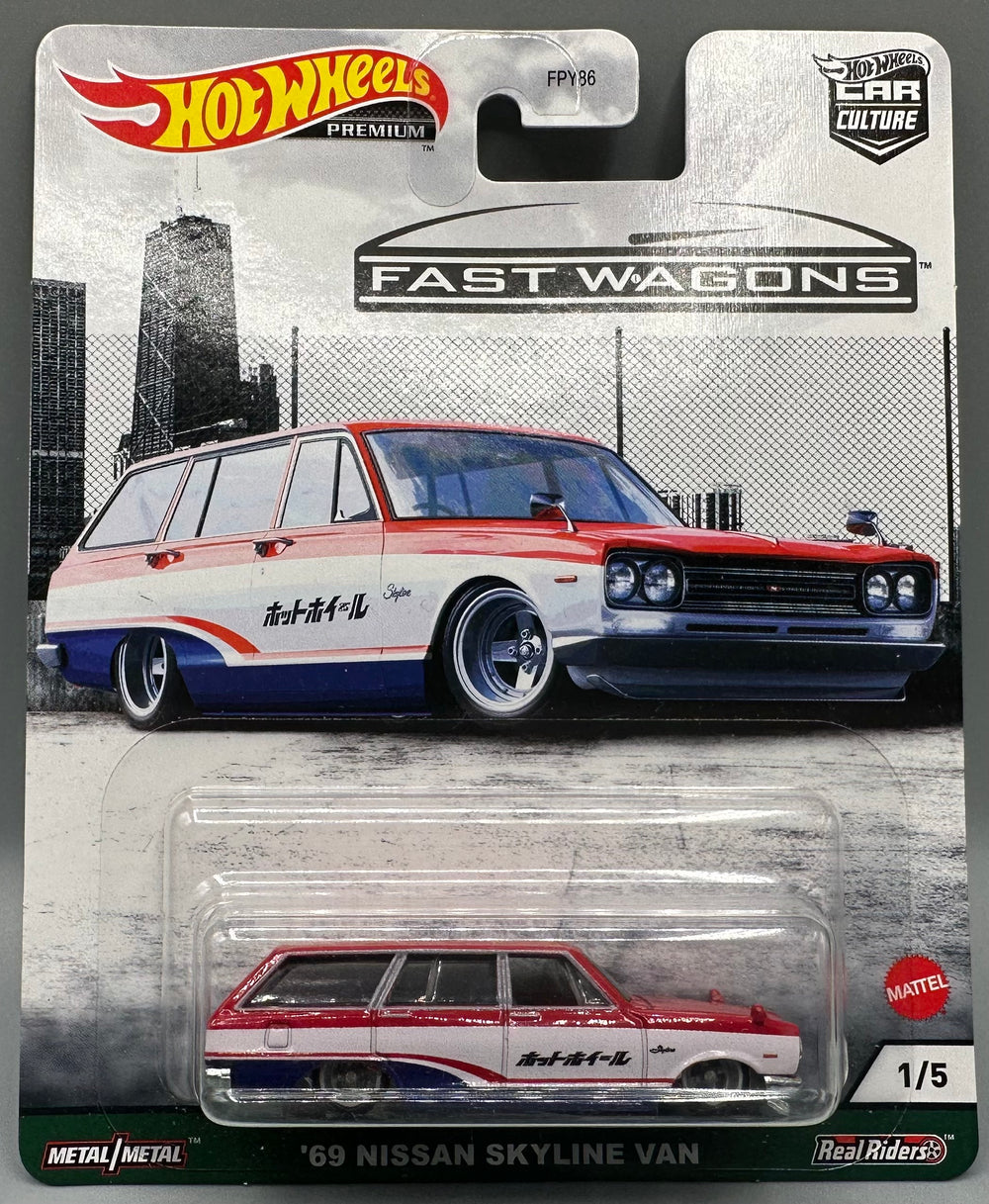 Hot Wheels Fast Wagons '69 Nissan Skyline Van