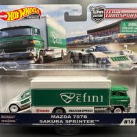 Hot Wheels Team Transport Mazda 787B & Sakura Sprinter