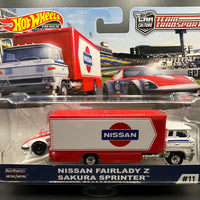 Hot Wheels Team Transport Nissan Fairlady Z & Sakura Sprinter