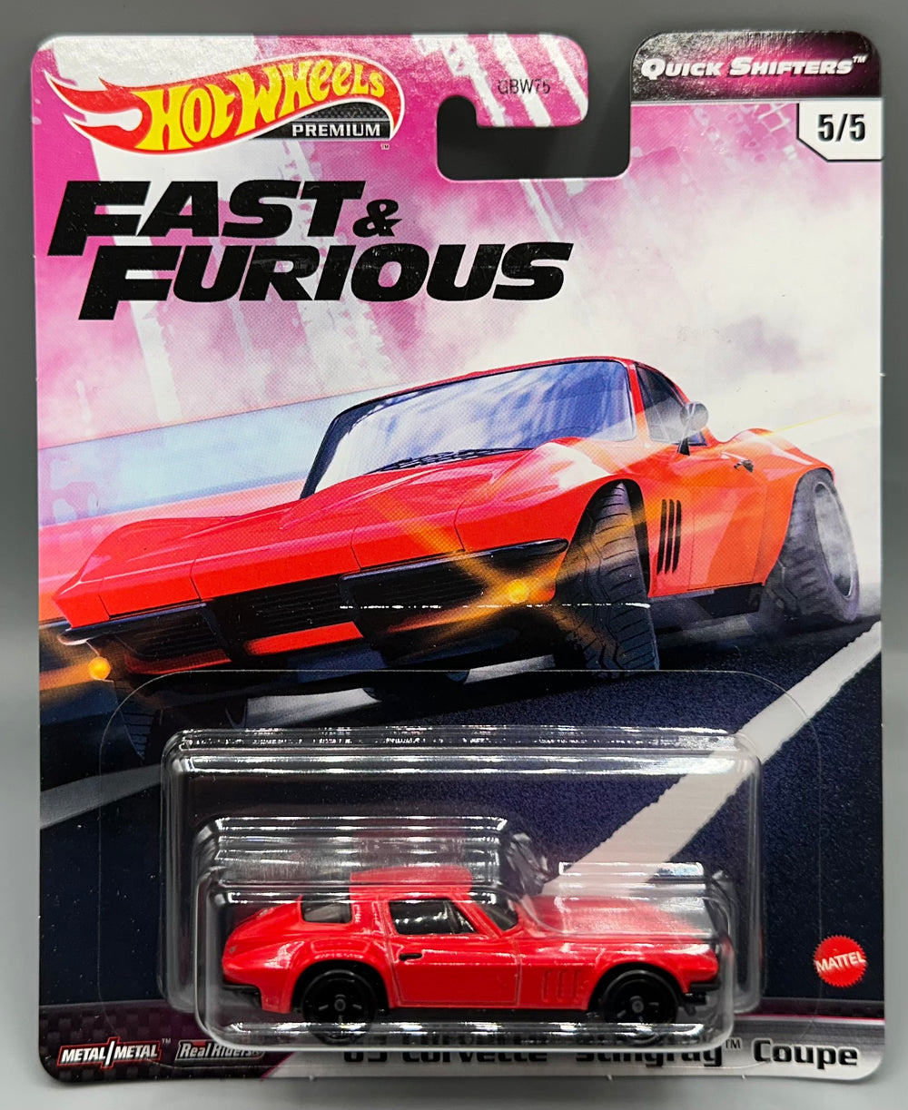 Hot Wheels Fast & Furious Quick Shifters '65 Corvette Stingray Coupe