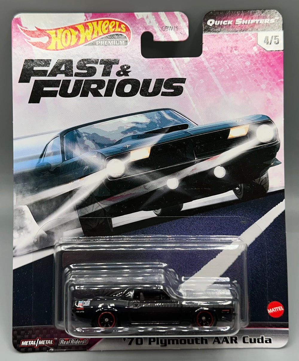 Hot Wheels Fast & Furious Quick Shifters '70 Plymouth AAR Cuda