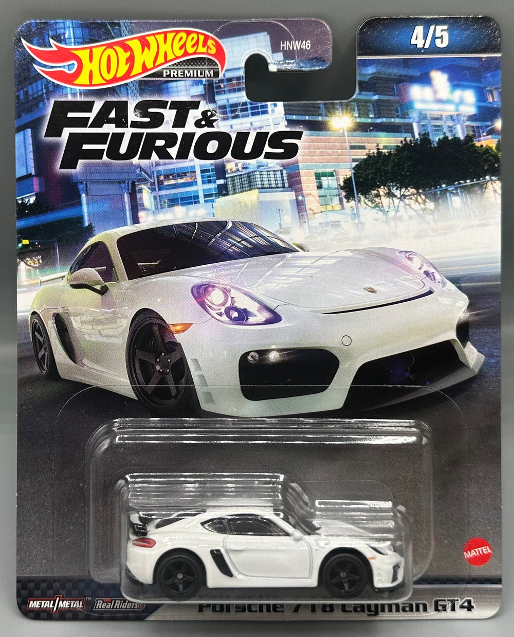 Hot Wheels Fast & Furious Porsche 718 Cayman GT4