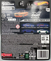 Hot Wheels Fast & Furious Alfa Romeo Giulia Sport GTA
