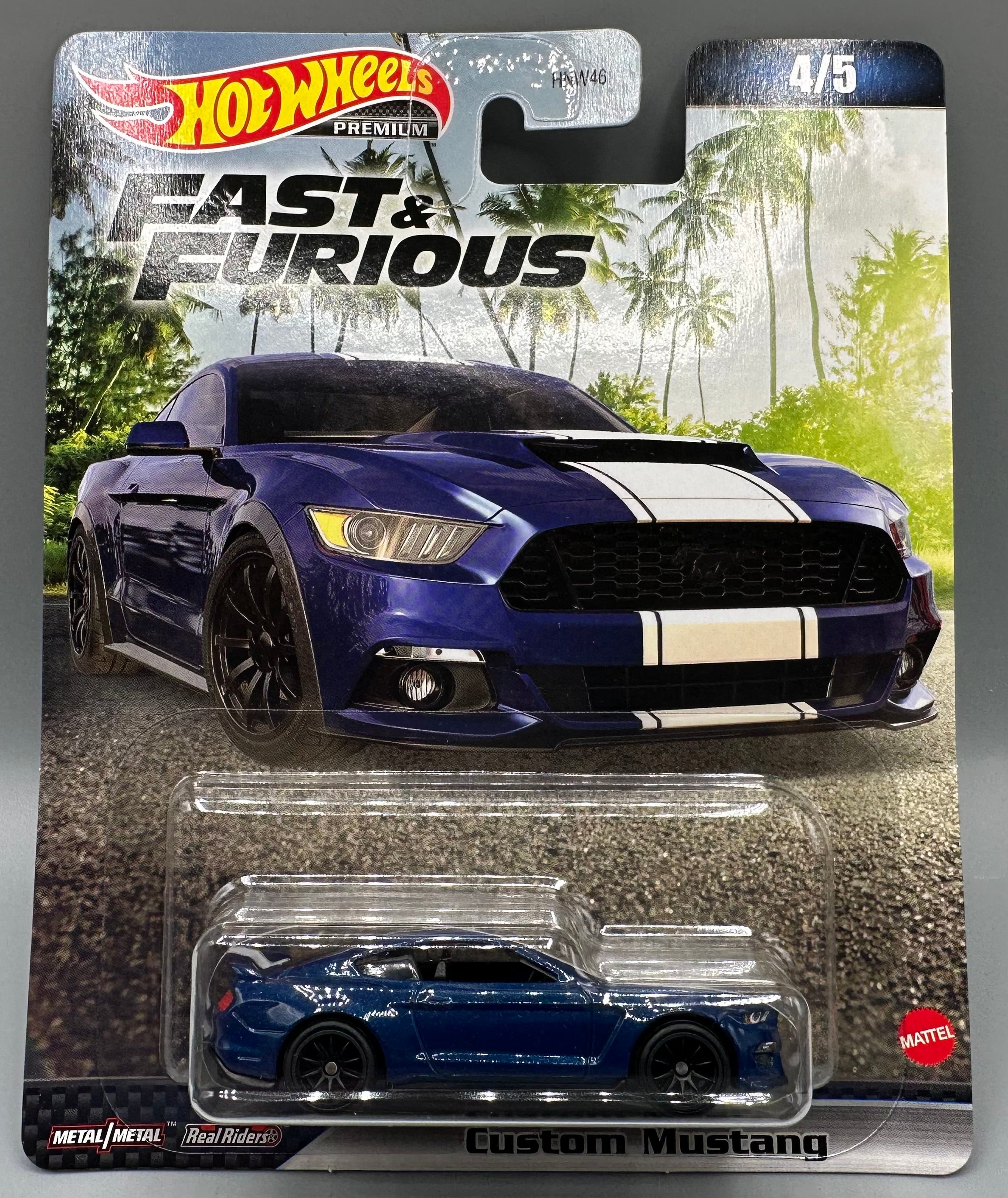 Hot Wheels Premium Fast and Furious Custom Mustang (Ford Mustang Shelby  GT350R) F9:The Fast Saga 