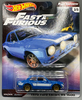 Hot Wheels Fast & Furious Fast Imports 1970 Ford Escort RS 1600
