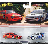 Hot Wheels 2 Pack '87 Ford Sierra Cosworth & '93 Ford Escort RS Cosworth