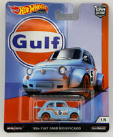Hot Wheels Gulf '60s Fiat 500d Modificado
