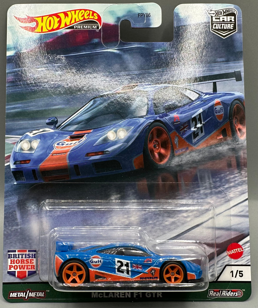 Hot Wheels British Horse Power Mclaren F1 GTR