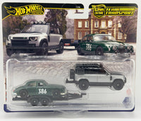 Hot Wheels Team Transport Jaguar MK1 & 2023 Land Rover Defender 110
