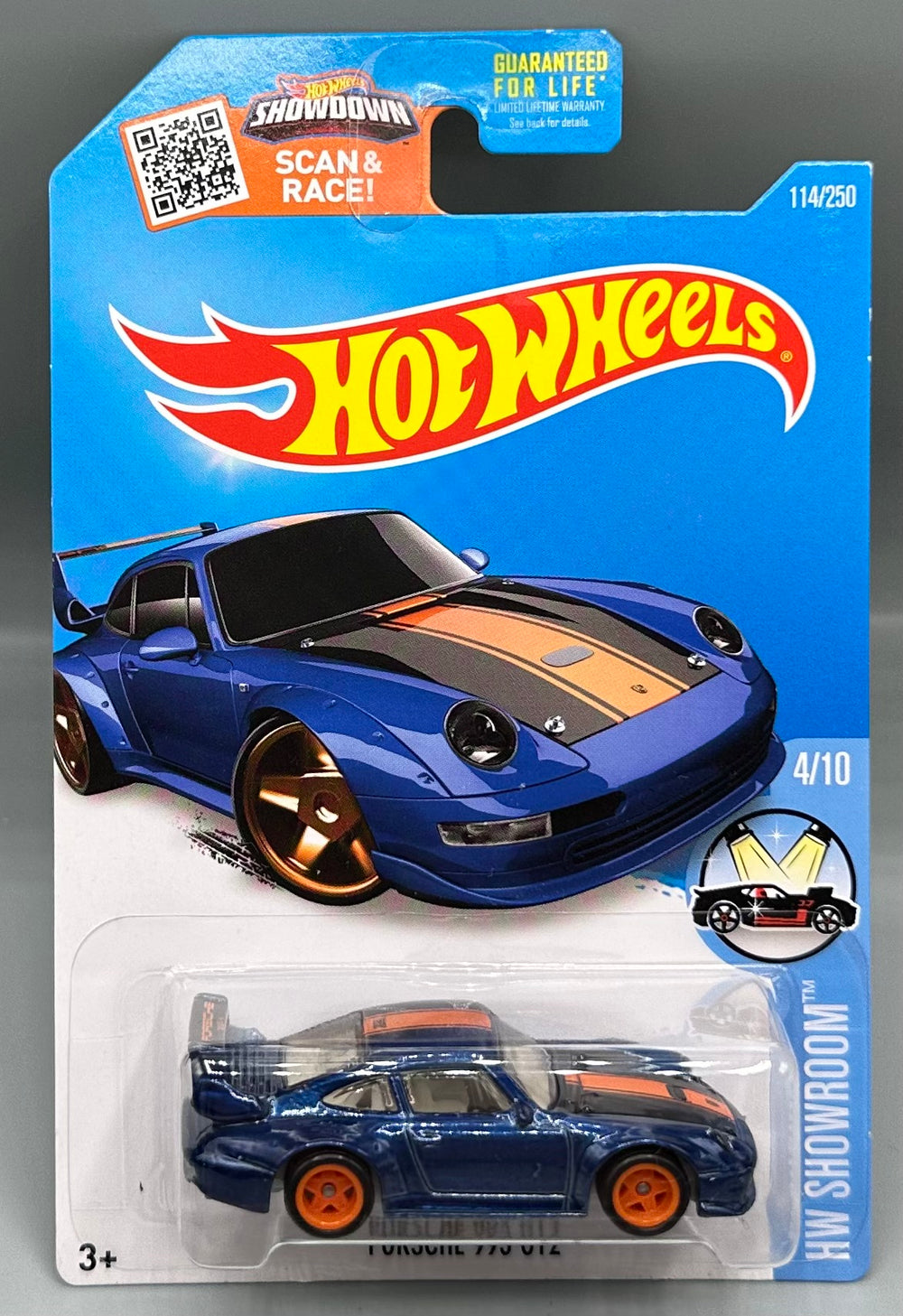 Hot Wheels Super Treasure Hunt Porsche 993 GT2 Full Roll Cage Variation