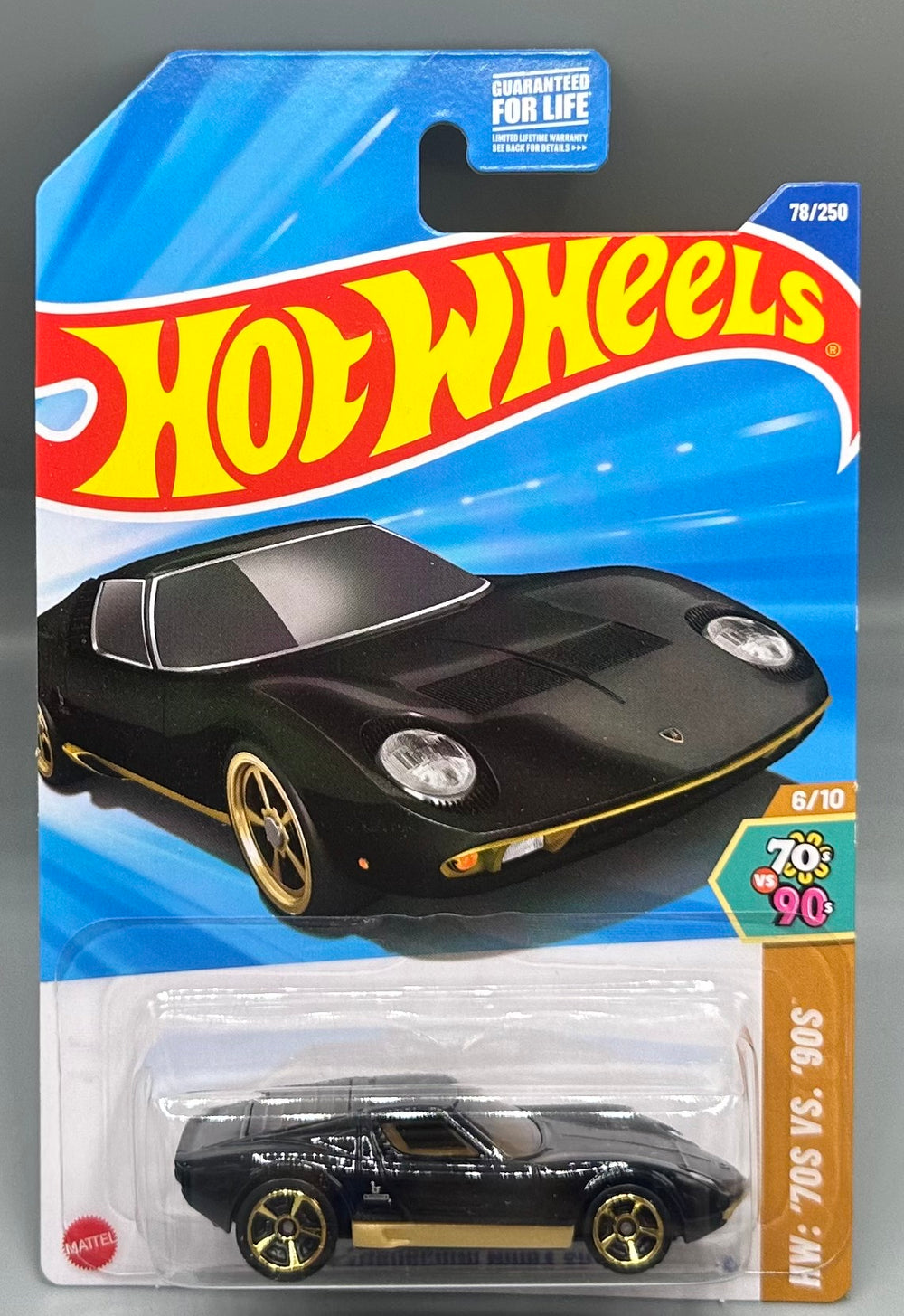 Hot Wheels '71 Lamborghini Miura SV