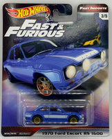 Hot Wheels Fast & Furious 1970 Ford Escort RS 1600
