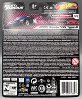 Hot Wheels Fast & Furious Quick Shifters 2003 Honda NSX Type-R
