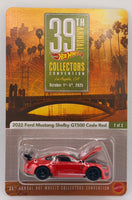 Hot Wheels 39th Annual Collectors Convention 2022 Ford Mustang GT500 Code Red
