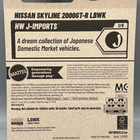Hot Wheels Nissan Skyline 2000GT-R LBWK