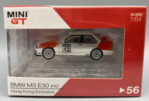 Mini GT 56 BMW M3 E30 Hong Kong Exclusive