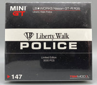Mini GT 147 Liberty Walk LB Works Nissan GT-R R35 Police
