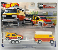 Hot Wheels Team Transport MG Metro 6R4 & HW Rally Van
