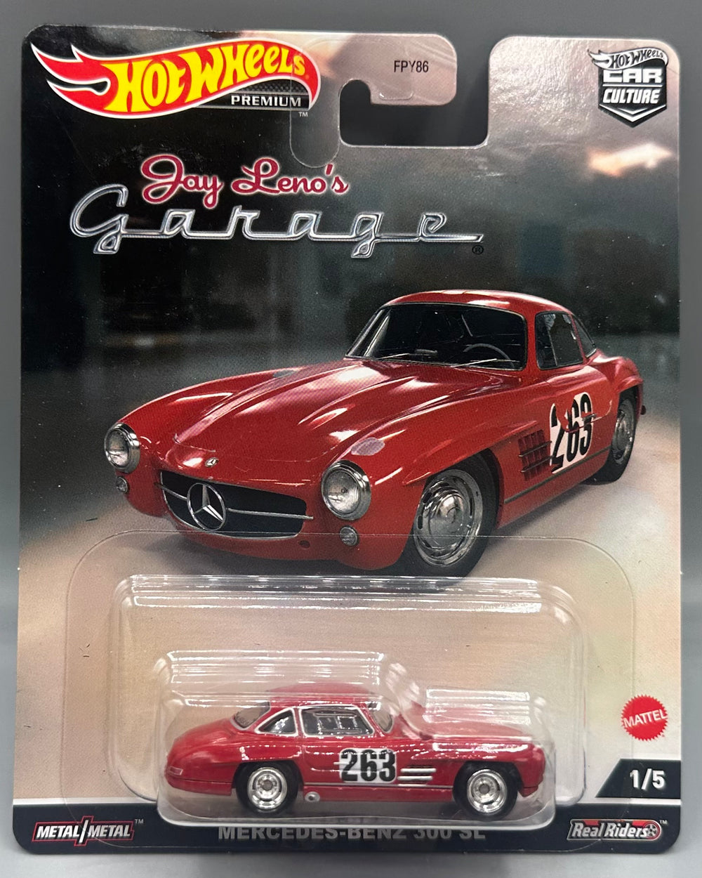 Hot Wheels Jay Leno's Garage Mercedes Benz 300 SEL