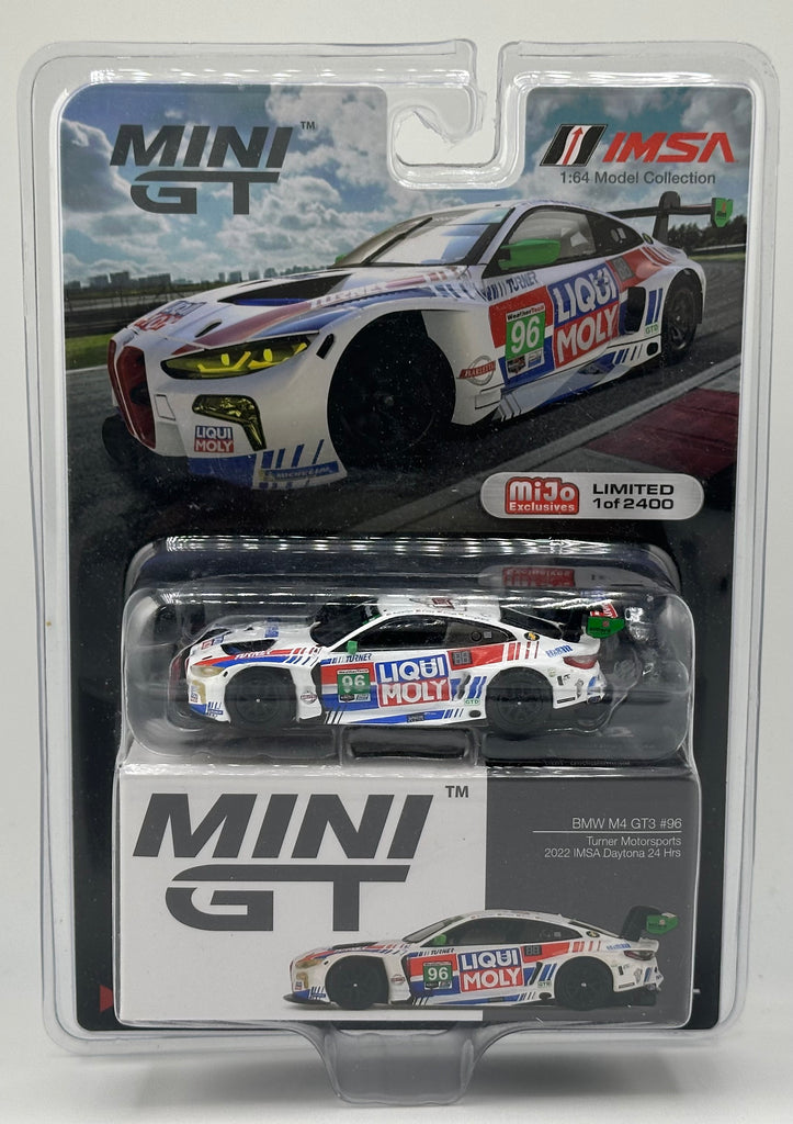 Mini GT 462 BMW M4 GT3 96 Tuner Motorsports 2022 Imsa Daytona