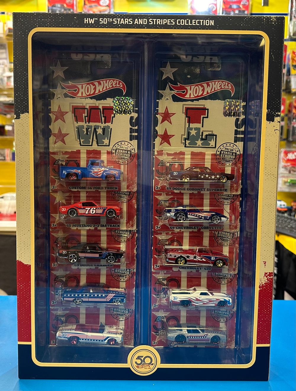 Hot Wheels 50th Stars And Stripes Collection Factory Sealed Box Set