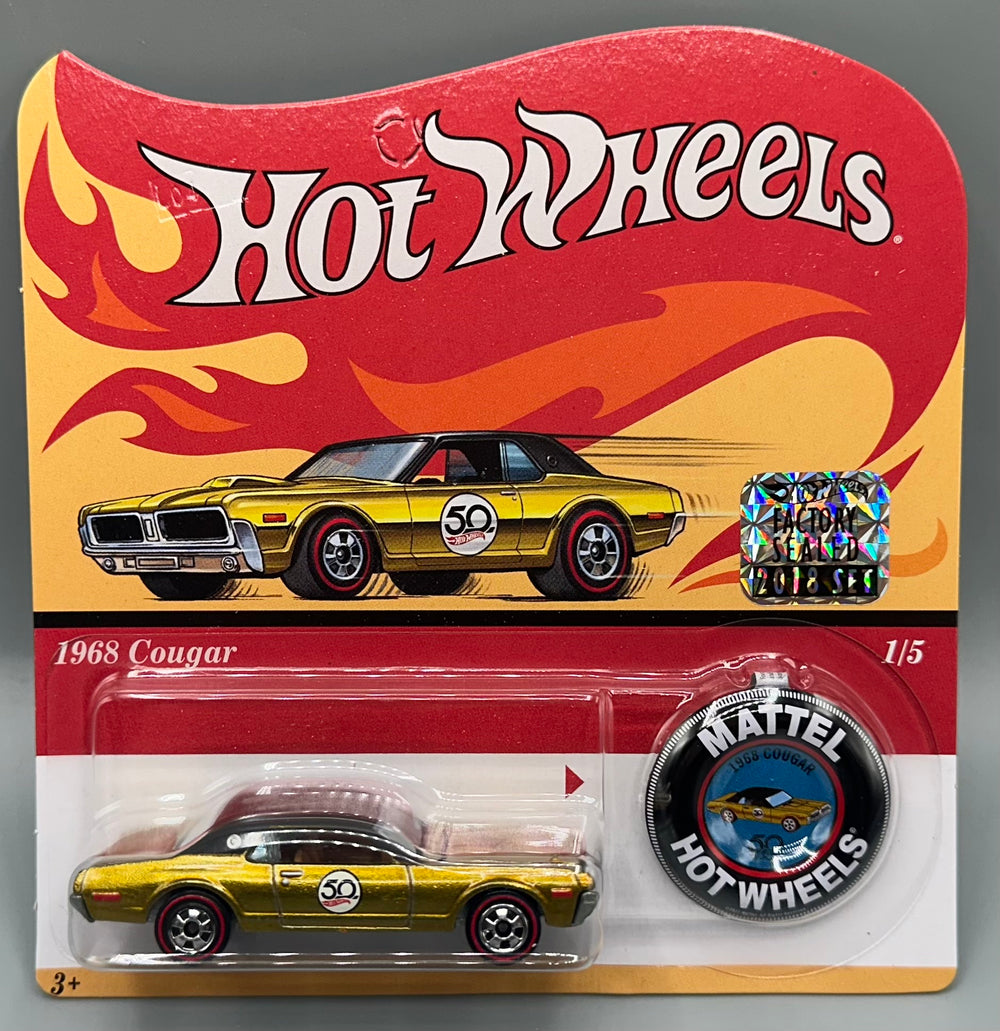 Hot Wheels 50th Anniversary Originals 1968 Cougar Factory Sealed