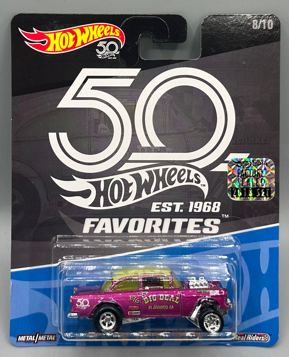 Hot Wheels 50th Favorites '55 Chevy Bel Air Gasser Factory Sealed