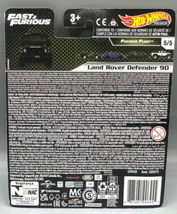 Hot Wheels Fast & Furious Furious Fleet Land Rover Defender 90