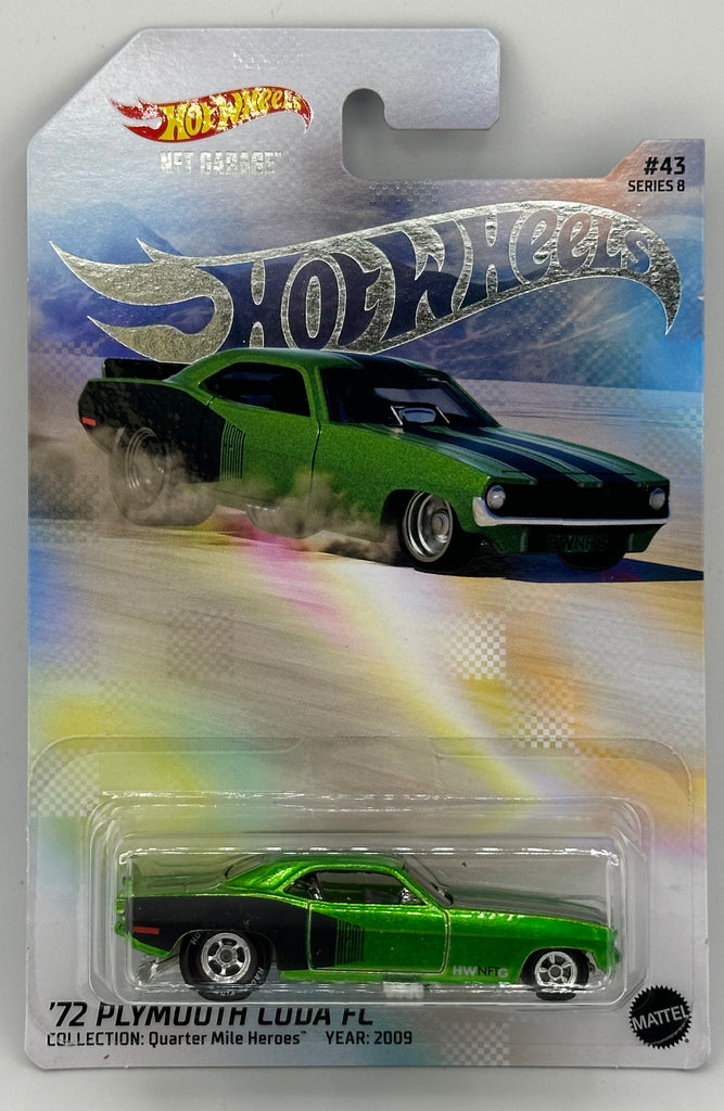 ホットウィール NFT プリマス クーダ FC 1972 スーパーレア Hot Wheels NFT Garage Series 8 '72 Plymouth Cuda FC | HW Models Ltd
