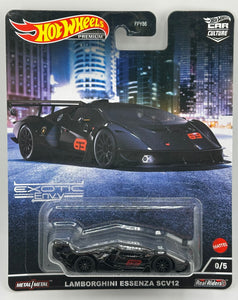 Hot Wheels Exotic Envy Lamborghini Essenza SCV12 Chase Car | HW