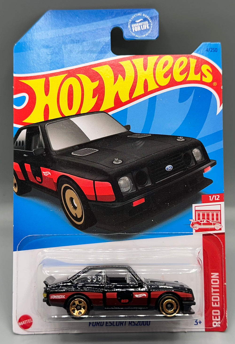 Hot Wheels Target Red Edition Ford Escort RS2000
