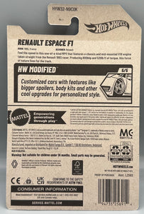 Hot Wheels Renault Espace F1