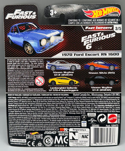 Hot Wheels Fast & Furious Fast Imports '70 Ford Escort RS1600