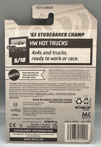 Hot Wheels Super Treasure Hunt '63 Studebaker Champ