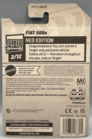 Hot Wheels Target Red Edition Fiat 500e
