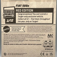 Hot Wheels Target Red Edition Fiat 500e
