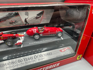 Hot Wheels 1:43 Hot Wheels Racing Ferrari Celebrating 60 Years Of Victories British Grand Prix Silverstone