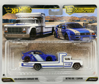 Hot Wheels Team Transport VW Volkswagen Corrado VR6 & Retro Rig
