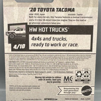 Hot Wheels '20 Toyota Tacoma Factory Sealed