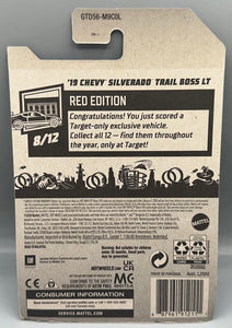 Hot Wheels Target Red Edition '19 Chevy Silverado Trail Boss LT