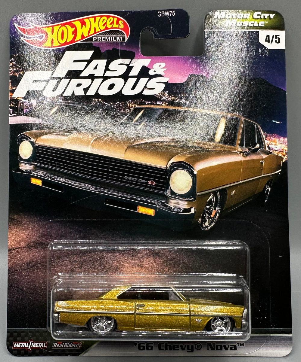 Hot Wheels Fast & Furious Motor City Muscle '66 Chevy Nova