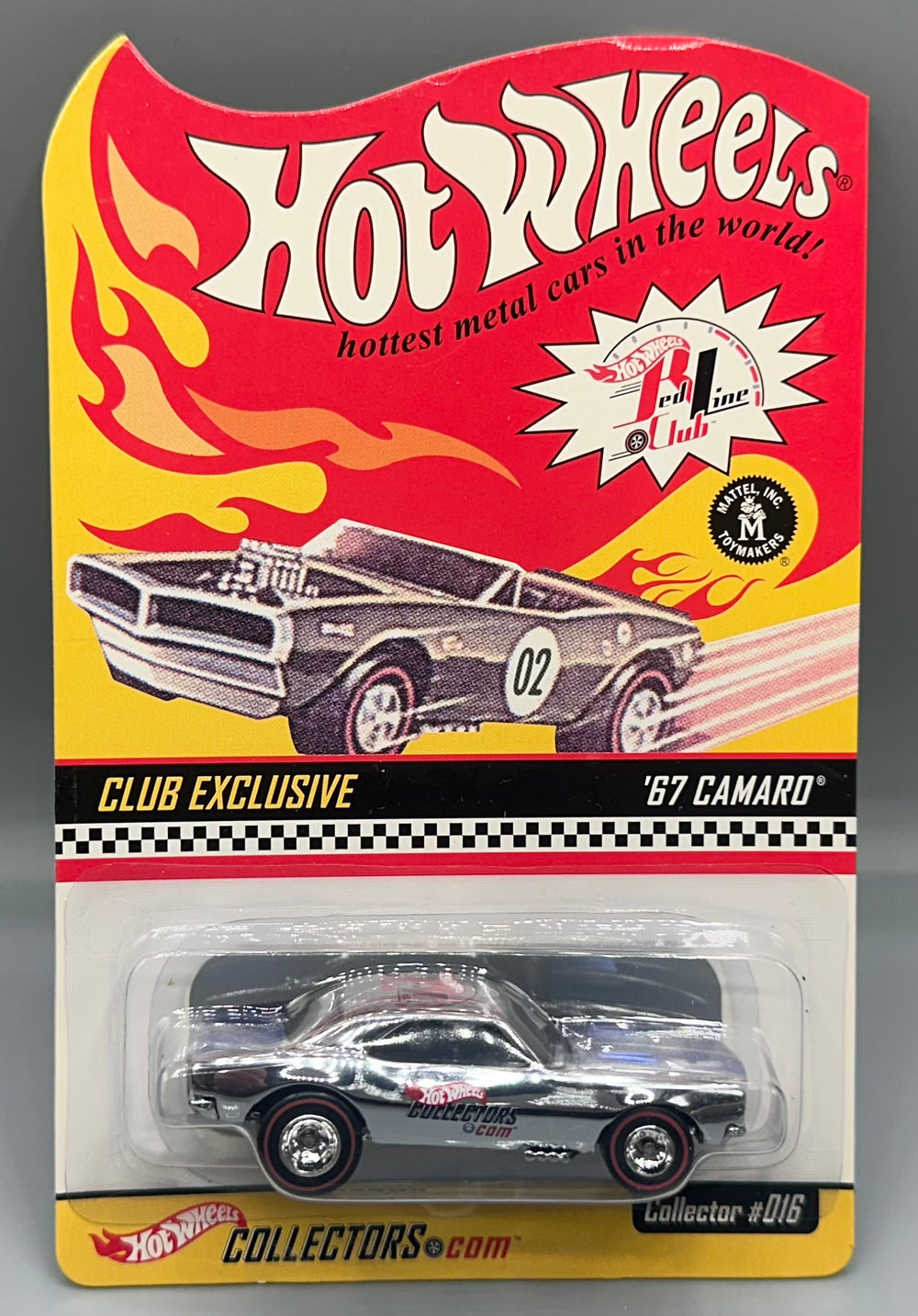 Hot Wheels Red Line Club Exclusive '67 Camaro (Blue Stripe Variation)
